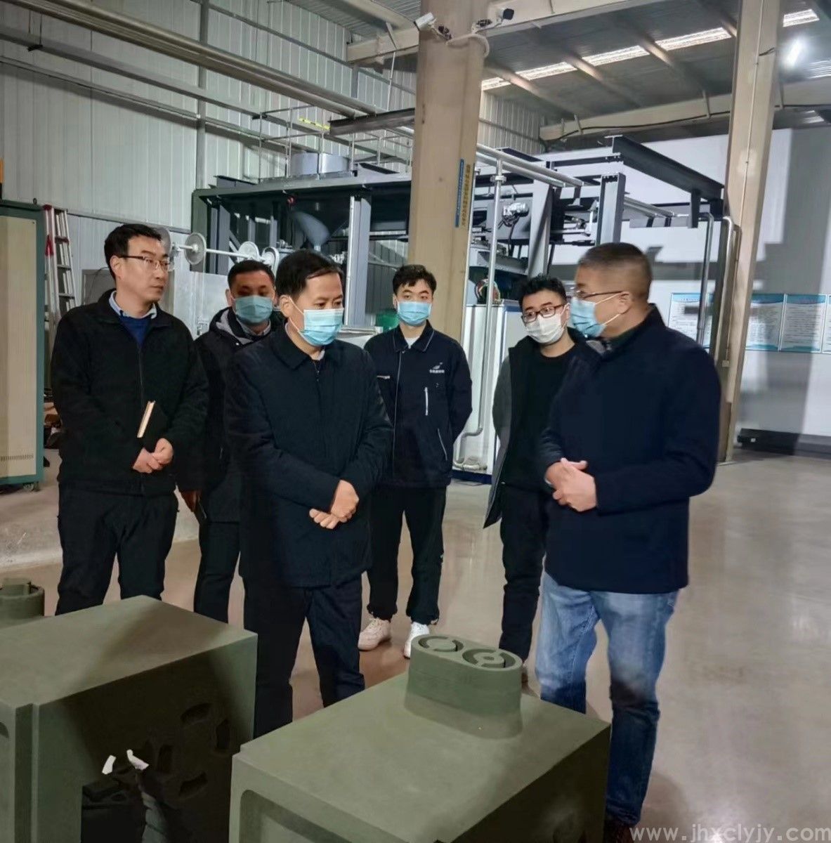 宝鸡高新区管委会副主任来轻合金技术创新中心和宝鸡金航华颢新材料研究院检查指导工作